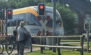 Vom 5. bis 29. Juli fahren keine Züge des "Lipperländer" zwischen Oerlinghausen und Lemgo-Lüttfeld. - Carolin Brokmann-Förster Vom 5. bis 29. Juli fahren keine Züge des "Lipperländer" zwischen Oerlinghausen und Lemgo-Lüttfeld. - Carolin Brokmann-Förster