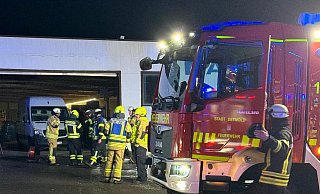Der Einsatz der Feuerwehr dauerte rund 45 Minuten. - Feuerwehr Detmold