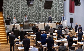 Ein Foto des Stadtrates aus dem Jahr 2021. Nach dem Fraktionsaustritt mehrerer Mitglieder musste der Rat seine Ausschüsse neu bilden - wie nach einer Kommunalwahl. - Torben Gocke Ein Foto des Stadtrates aus dem Jahr 2021. Nach dem Fraktionsaustritt mehrerer Mitglieder musste der Rat seine Ausschüsse neu bilden - wie nach einer Kommunalwahl. - Torben Gocke