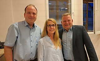 Bürgermeister Christoph Dolle (links) mit seinen Stellvertretern Susanne Kleemann und Thorsten Klatt-van Eupen. - Carolin Brokmann-Förster Bürgermeister Christoph Dolle (links) mit seinen Stellvertretern Susanne Kleemann und Thorsten Klatt-van Eupen. - Carolin Brokmann-Förster