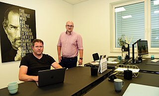 Betreiber Henrik Leßmann und Dennis Hippler. - Nicole Ellerbrake