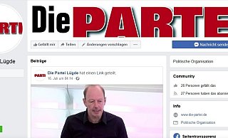 Eine Facebookseite zu Die Partei in Lügde gibt es bereits. - Screenshot: LZ