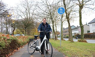 Sebastian Baving ist seit gut einem Jahr Radverkehrsbeauftragter bei der Stadt. - Alexandra Schaller Sebastian Baving ist seit gut einem Jahr Radverkehrsbeauftragter bei der Stadt. - Alexandra Schaller