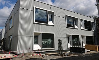 Die Bauarbeiten am Schulzentrum Aspe laufen auf Hochtouren. - Alexandra Schaller