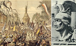 Das Hermannsdenkmal feiert Geburtstag - am 16. August vor 150 Jahren wurde es feierlich eingeweiht. Auf den Bau, die Einweihung und das, was dahintersteckt, blickt Folge 2 des LZ-Podcasts "Mythos Arminius". - Landesmuseum Detmold/Lippische Landesbibliothek Das Hermannsdenkmal feiert Geburtstag - am 16. August vor 150 Jahren wurde es feierlich eingeweiht. Auf den Bau, die Einweihung und das, was dahintersteckt, blickt Folge 2 des LZ-Podcasts "Mythos Arminius". - Landesmuseum Detmold/Lippische Landesbibliothek
