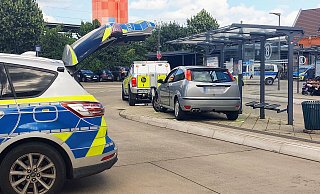 Zu einem schweren Unfall ist es am Detmolder Bahnhof gekommen. - Janet König Zu einem schweren Unfall ist es am Detmolder Bahnhof gekommen. - Janet König