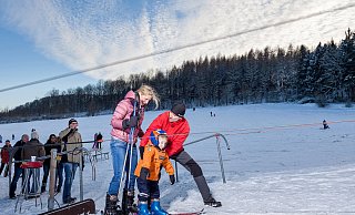 Der Skilift in Holzhausen kann in diesem Jahr nicht so wie hier 2019 in Betrieb genommen werden. - Archivfoto: Torben Gocke Der Skilift in Holzhausen kann in diesem Jahr nicht so wie hier 2019 in Betrieb genommen werden. - Archivfoto: Torben Gocke
