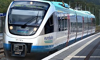 Die Eurobahn reduziert ab Heiligabend ihr Angebot. - ANDREAS FRUECHT Die Eurobahn reduziert ab Heiligabend ihr Angebot. - ANDREAS FRUECHT