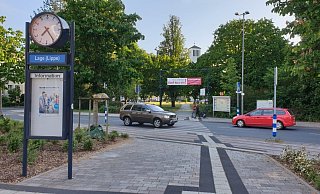 Die Achse vom Bahnhof über den Sedanplatz (im Hintergrund) zur Innenstadt soll verbessert werden. Vor allem für Fußgänger soll die Verbindung besser sichtbar werden. - Nadine Uphoff Die Achse vom Bahnhof über den Sedanplatz (im Hintergrund) zur Innenstadt soll verbessert werden. Vor allem für Fußgänger soll die Verbindung besser sichtbar werden. - Nadine Uphoff