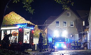 Efeu an der Hauswand war in Brand geraten. - Freitag TV Efeu an der Hauswand war in Brand geraten. - Freitag TV