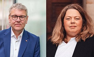Meinolf Haase (CDU) holte die meisten Stimmen. Er muss aber am Sonntag, 28. September, in die Stichwahl gegen Ilka Kottmann (SPD). - CDU Lippe/SPD Lippe