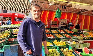 Andreas Plaß ist Vorsitzender des Vereins "Wochenmärkte Bad Salzuflen&Schötmar". Ein solches Modell könnte er sich für Lage vorstellen, allerdings müssten die anderen Händler mitziehen. - Astrid Sewing