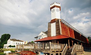 Das "Uhrenturmgradierwerk" soll zum "Opfergradierwerk" werden. - Staatsbad Salzuflen Das "Uhrenturmgradierwerk" soll zum "Opfergradierwerk" werden. - Staatsbad Salzuflen