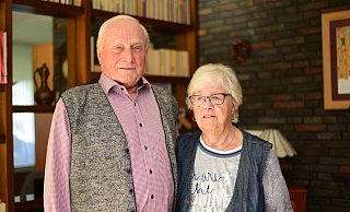 Erika und Helmut Gottschlich feiern Diamanthochzeit. - Nicole Ellerbrake
