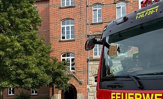 Die Feuerwehr musste in der Emilienstraße einen Küchenbrand löschen. - Feuerwehr Detmold/C.Rieks Die Feuerwehr musste in der Emilienstraße einen Küchenbrand löschen. - Feuerwehr Detmold/C.Rieks