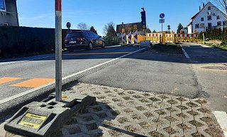 Derzeit wird der Verkehr mittels Baustellenampel geregelt. - Lorraine Brinkmann Derzeit wird der Verkehr mittels Baustellenampel geregelt. - Lorraine Brinkmann