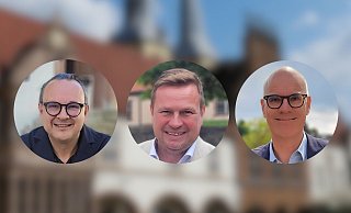 Am 14. September geht es bei der Kommunalwahl auch um die Bürgermeister. Das Wahlforum von LZ und Radio Lippe will Entscheidungshilfe bieten. - Montage: LZ