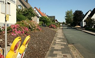 Sanierungsfall: Kanal, Wasserleitungen und Fahrbahndecke der Rosenstraße sollen erneuert werden. - Sylvia Frevert Sanierungsfall: Kanal, Wasserleitungen und Fahrbahndecke der Rosenstraße sollen erneuert werden. - Sylvia Frevert