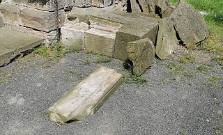 Das Ergebnis der Randale am Alten Friedhof St. Johann. - Dirk Salomon