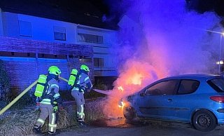 Die Feuerwehr konnte den Brand schnell löschen. - Feuerwehr Detmold/Christopher Rieks Die Feuerwehr konnte den Brand schnell löschen. - Feuerwehr Detmold/Christopher Rieks
