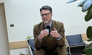 Robin Wagener setzt im Wahlkampf auf Einigung statt Spaltung. - Wiebke Kopsieker