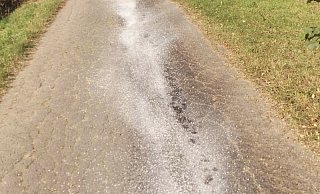 Oelspur Auf der Brede in Sabbenhausen - Feuerwehr Lügde