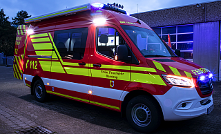 Das neue Fahrzeug der Feuerwehr Barntrup. - Tim Freitag