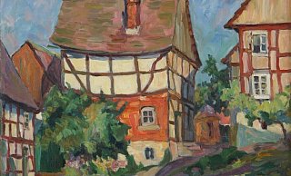 Die Abbildung von Hans Northmann (1883-1972) heißt "Die Tinne" und ist aus der Sammlung Städtische Galerie Schwalenberg. - U. Heinemann