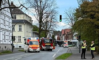 Einsatz für die Detmolder Feuerwehr am Mittwochnachmittag. - Feuerwehr Detmold Einsatz für die Detmolder Feuerwehr am Mittwochnachmittag. - Feuerwehr Detmold