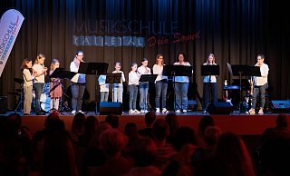 Beim Jahresabschlusskonzert der Musikschule Kalletal zeigten die Ensembles, was sie gelernt haben. - Max Krause
