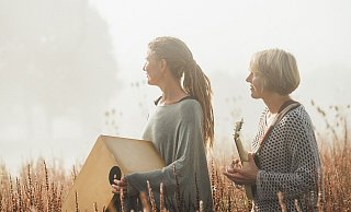 Das Gesangsduo „a.mie“ lässt klassische und moderne Songs erklingen. - Britta Y. Stricker