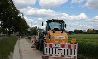 Radweg an der Breitenheider Straße in Arbeit - SPD Lage Radweg an der Breitenheider Straße in Arbeit - SPD Lage