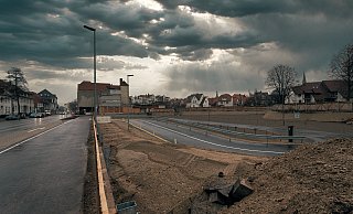 Das Parken auf dem provisorischen Parkplatz am Hornschen Tor wird günstiger. - Torben Gocke Das Parken auf dem provisorischen Parkplatz am Hornschen Tor wird günstiger. - Torben Gocke