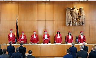 Das Bundesverfassungsgericht urteilt zur Enttäuschung der DFL - Uli Deck/dpa Das Bundesverfassungsgericht urteilt zur Enttäuschung der DFL - Uli Deck/dpa