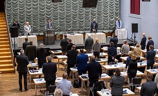 Bei der konstituierenden Ratssitzung im November ist der neu gewählte Stadtrat das erste Mal zusammen getreten. - Torben Gocke
