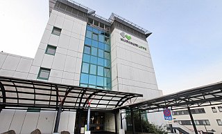 Ein Standort des Klinikums Lippe: Das Krankenhaus in Detmold. - Vera Gerstendorf-Welle