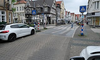 Die Exterstraße und die Krumme Straße stehen schon lange auf der Agenda der Stadt. Es gibt auch seit Jahren Beschlüsse - die CDU hält diese aber nach wie vor für illusorisch. Die Kosten könne man sich aktuell auch nicht leisten. - Archivfoto: Sven Koch