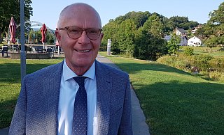 Der Emmerauenpark ist unter Heinz Rekers Regie entstanden. Er sieht das Feld für seinen Nachfolger gut bestellt, sagt er. - Marianne Schwarzer