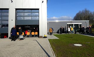 Das neue Feuerwehrgerätehaus in Donop. - Rudi Rudolph Das neue Feuerwehrgerätehaus in Donop. - Rudi Rudolph