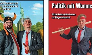 "Die Partei" in Detmold hat ihr Wahlprogramm für die anstehende Kommunalwahl vorgestellt. - Die Partei