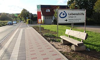 Zuletzt wurde die Bushaltestelle Teichberg barrierefrei ausgebaut. - Archivfoto: Nadine Uphoff