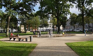 Der Kaiser-Wilhelm-Platz mitten in Detmold. - Archivfoto: Silke Buhrmester Der Kaiser-Wilhelm-Platz mitten in Detmold. - Archivfoto: Silke Buhrmester