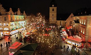 Aus der Traum vom Detmolder Advent, der in diesem Jahr erstmals auf dem Schlossplatz stattfinden sollte. - Archivfoto: Bernhard Preuß