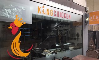Unbekannte haben Steine auf das Grillrestaurant an der Osterstraße geworfen. - Ibrahim Chaer