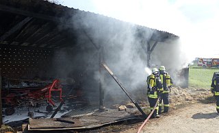 Scheunenbrand Erder. - Freiwillige Feuerwehr Kalletal