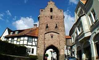 Das Niederntor in Blomberg ist für eine Woche gesperrt. - Manfred Brinkmeier
