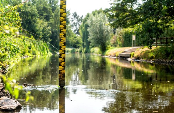 Kajakfahrer entdecken in Kevelaer eine Leiche in einem Seitenarm der Niers. (Archivbild) - © Arnulf Stoffel/dpa