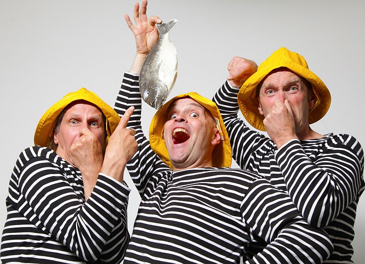 Rockmusik mit besonderen Mitmachaktionen für Kinder bieten "Die Blindfische". - © Die Blindfische