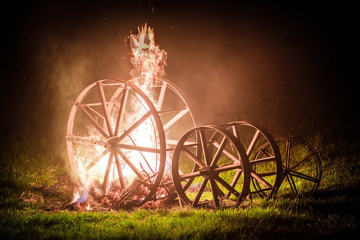 Gut gelaufen: Das Riesenrad ist am Ziel, hier eine Aufnahme aus dem Jahr 2014. - © Frank Friedrichs