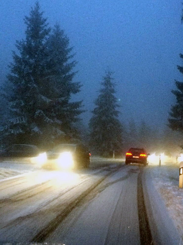 Schnee auf der Gauseköte - © Quelle: Facebook-Seite von Radio Lippe